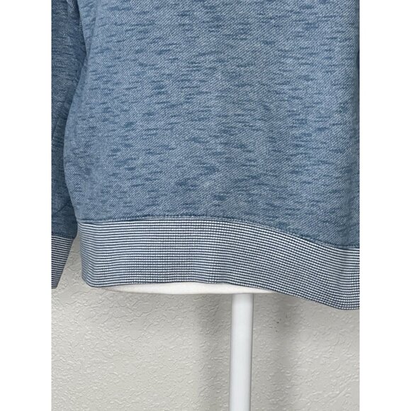 Women’s Columbia Sweatshirt High Neck Collar With Drawstrings Sz S Blue - Picture 2 of 9
